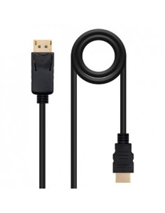 Cabo DisplayPort Macho / HDMI Macho 2m