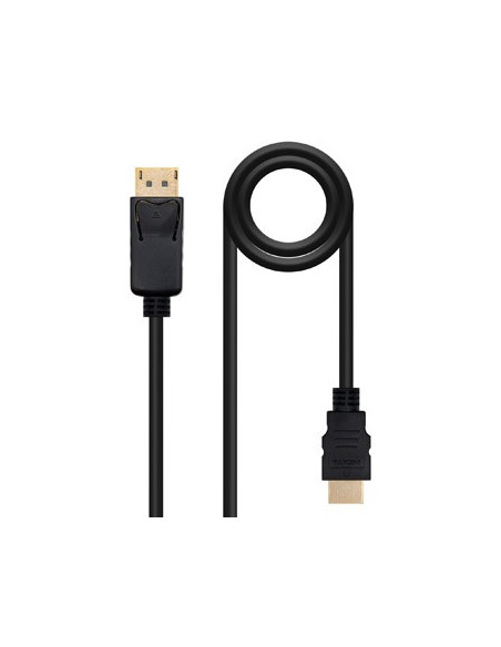 Cabo DisplayPort Macho / HDMI Macho 2m