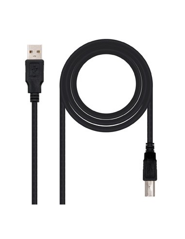 Cabo USB-A Macho / USB-B Macho 1,8m