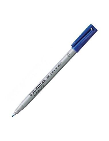 Marcador Nao Perm. Fino Lumocolor 0.6mm 316-5 Azul un