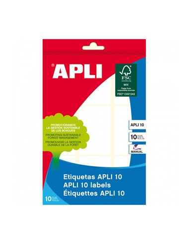 Etiquetas 34x53 Apli 10 Folhas 200un