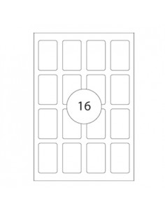 Etiquetas 25x40mm Apli 10 Folhas 160un Branco