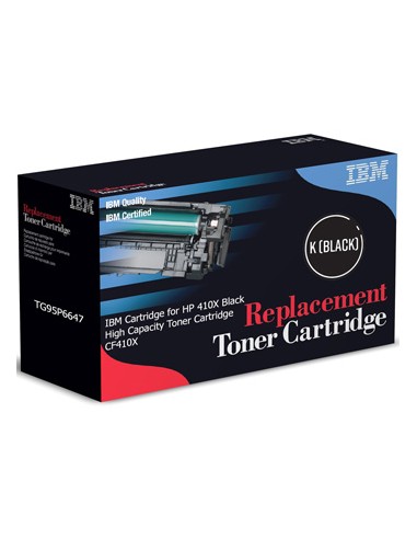 Toner IBM p/HP Laserjet 410X Pro M470 (CF410X)Alta Cap Preto