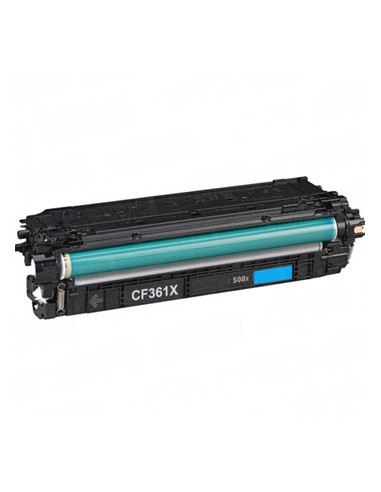 Toner IBM p/HP Laserjet 508X M553 (CF361X) Alta Cap Azul