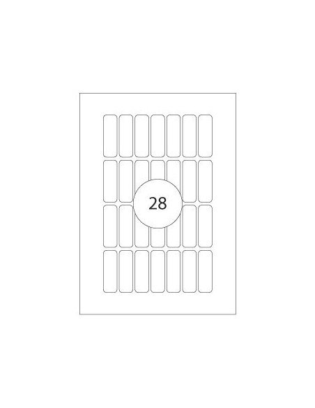 Etiquetas 13x40 Apli 01637 10 Folhas A5 280un