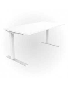 Secretária Metal Linha Emme 1000x600x750 Branco