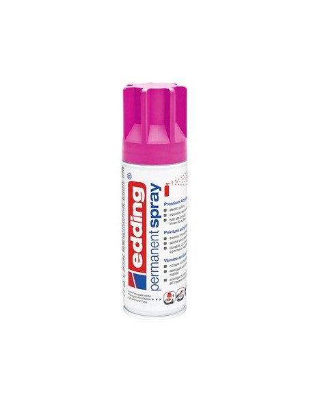 Tinta Acrílica Edding 5200 Spray 200ml Telemagenta