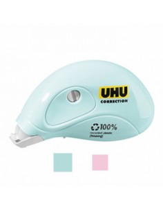 Corretor Fita Mini Roller UHU 5mmx6m Sortido Pastel 1un