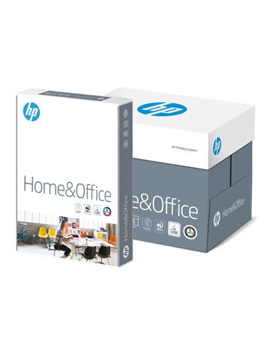 Papel Fotocopia A4 80gr HP Home Office 5x500fls