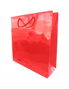 Saco Papel Vermelho 54x13x44cm c/Asa Cordao - 1un