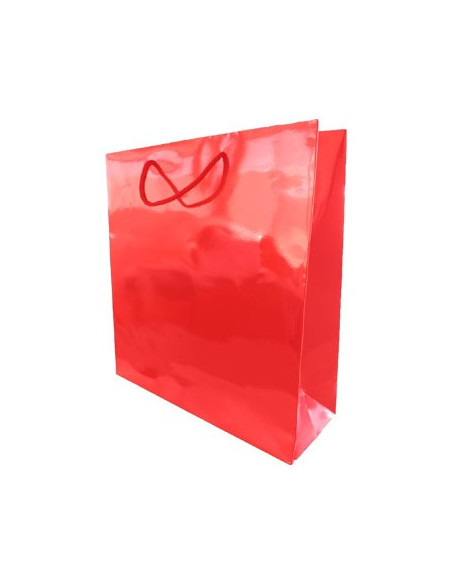 Saco Papel Vermelho 54x13x44cm c/Asa Cordao - 1un