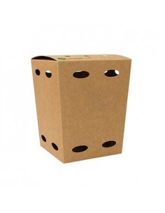 Caixa Cartão Batatas Fritas 15x10,5x10,5cm Kraft 1un