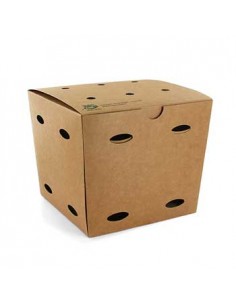 Caixa Cartão Batatas Fritas 14x14,5x14,5cm Kraft 1un