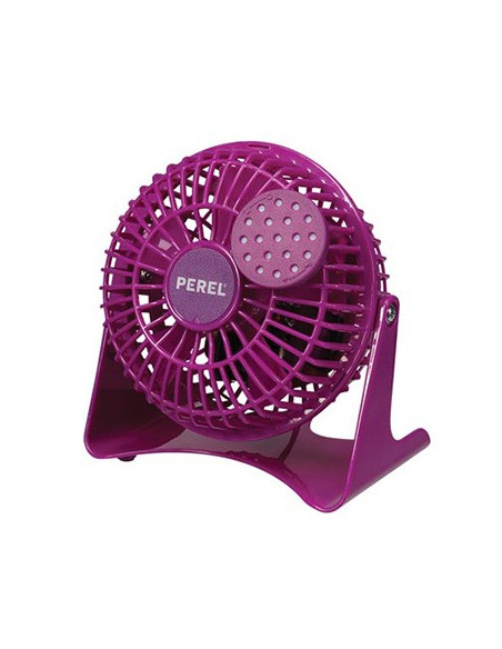 Ventoinha de Mesa 14W Ø10cm Roxo