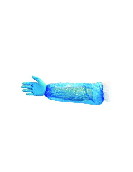 Manga Proteção c/Elásticos Azul (Marcação CE) 25g 100un