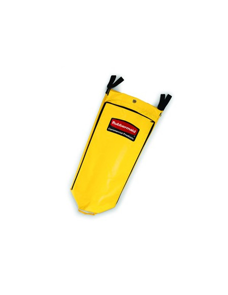 Saco em Vinil para carro de Limpeza 113L Amarelo