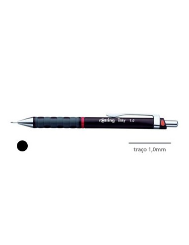 Lapiseira 1,0mm Rotring Tikky II Preto 1un