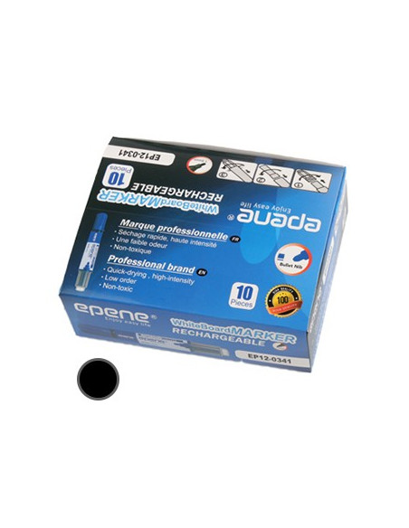 Recarga p/Marcador Quadros Brancos Epene EP00-5007 Preto