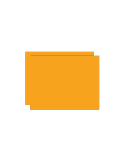 Cartolina 225gr 50x65cm Laranja Fluorescente e branco