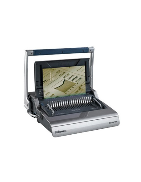 Encadernadora Argolas Plastico 500Folhas Fellowes Galaxy 500