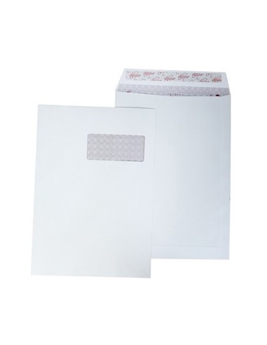 Envelopes Saco 229x324mm c/Janela Branco 90gr Autodex Cx250