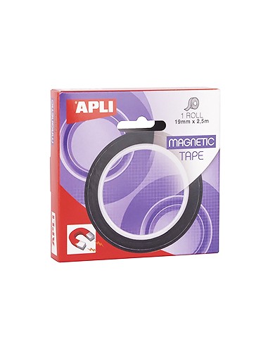 Fita Magnetica Flexivel Apli 2,5mts x19mm