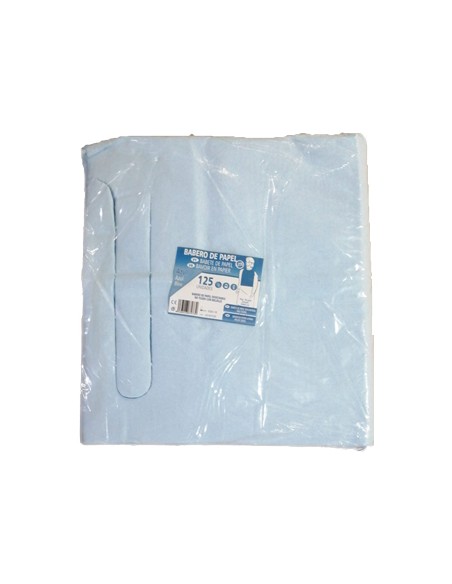 Babete Adulto,c/Bolsa,Plastico 4x125»Cx 500un