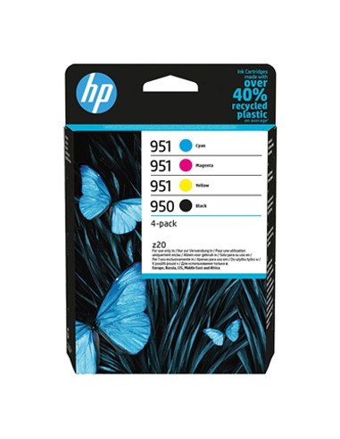 Pack Tinteiros HP 950/951 4 Cores 6ZC65A 24ml/8ml