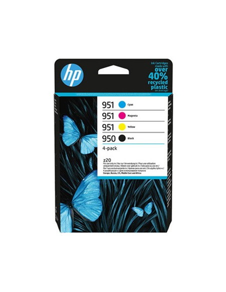 Pack Tinteiros HP 950/951 4 Cores 6ZC65A 24ml/8ml