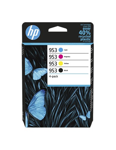 Pack Tinteiros HP 953 4 Cores 6ZC69A 24ml/10ml