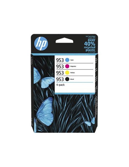 Pack Tinteiros HP 953 4 Cores 6ZC69A 24ml/10ml