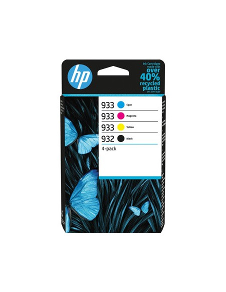 Pack Tinteiros HP 932/933 4 Cores 6ZC71A 8.5ml/4ml