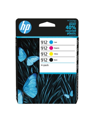 Pack Tinteiros HP 912 4 Cores 6ZC74A 8.3ml/3ml