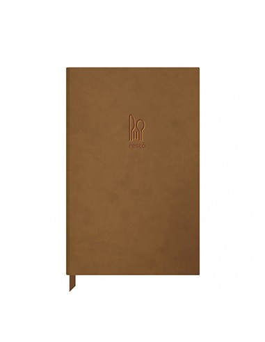 Agenda Restaurante Ambar A4 192mmX297mm Castanho