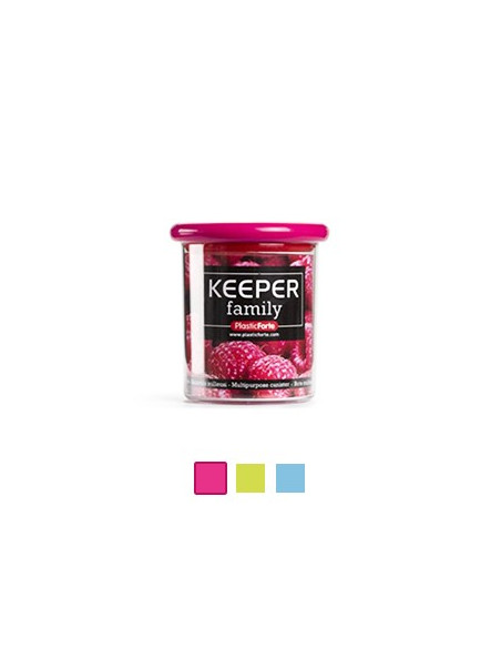 Caixa Plástica c/Tampa Multiusos Sortido 250ml 3un