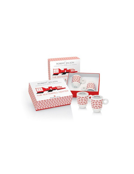 Conj de Canecas Illy Art Collection Robert Wilson 2un