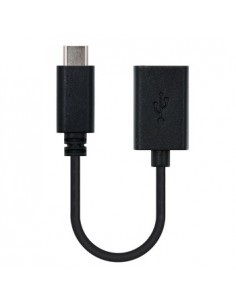 Cabo USB-C Macho / USB-A Fêmea 15cm