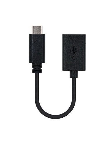 Cabo USB-C Macho / USB-A Fêmea 15cm