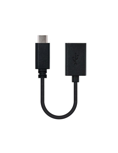 Cabo USB-C Macho / USB-A Fêmea 15cm