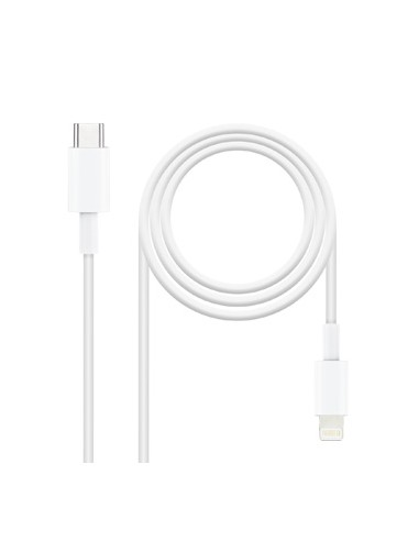 Cabo USB-C Macho / Lightning Macho 1m