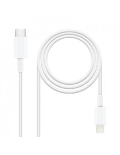 Cabo USB-C Macho / Lightning Macho 2m