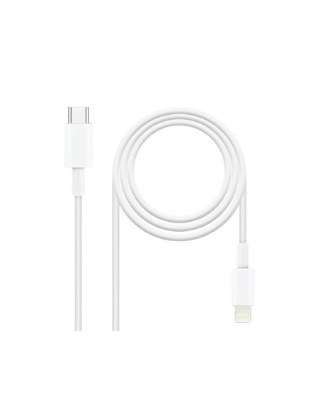 Cabo USB-C Macho / Lightning Macho 2m