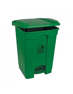 Contentor Plástico c/Pedal 45 Litros Verde