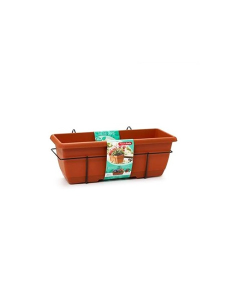 Floreira Varanda Suporte Castanho 28x50x19,5cm 1un