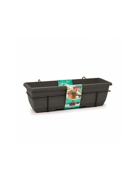 Floreira Varanda Suporte Antracite 28x60x19,5cm 1un