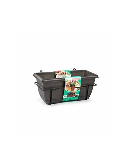 Floreira Varanda Suporte Antracite 27x40x18cm 1un