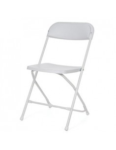 Cadeira Dobrável Plástica Branco