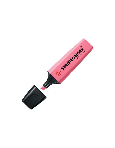 Marcador Fluorescente Stabilo Boss Pastel Rosa Cereja 70/150