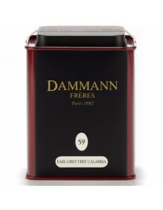 Chá Lata Earl Grey Vert Calabria Nº 59 Dammann 100gr