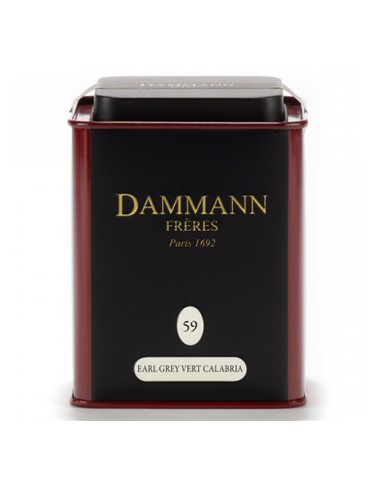 Chá Lata Earl Grey Vert Calabria Nº 59 Dammann 100gr